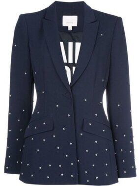 NWOT Cinq à Sept Estelle Studded Blazer Size 2